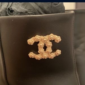 Womens Chanel black boots